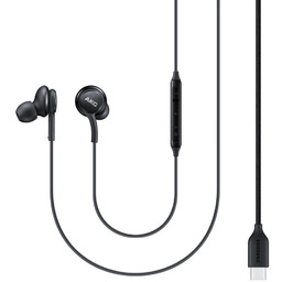 Słuchawki Przewodowe dokanałowe Akg złącze USB-C czarny