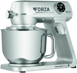 ECG Forza 6600 robot kuchenny Metallo Argento, srebrny