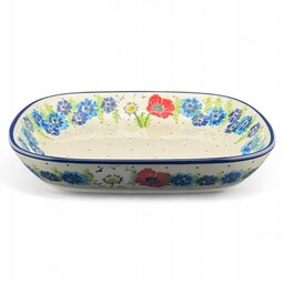 Półmisek, miska do panierowania Kwiaty polskie 2510 Ceramika