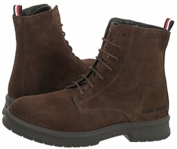 Trzewiki Tommy Hilfiger Hilfiger Core Suede Boot Cocoa