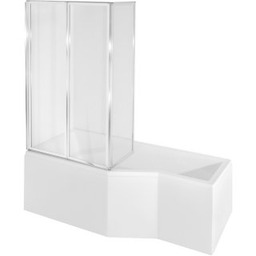 BESCO Wanna narożna INTEGRA 150x75 cm prawa