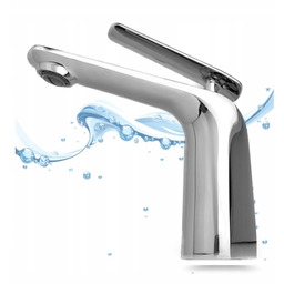 bateria umywalkowa V black, Chrom