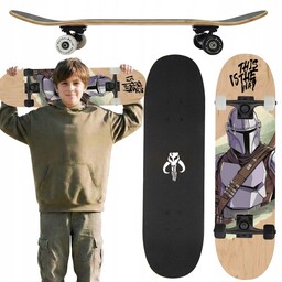 Star Wars Mandalorian Młodzieżowa deskorolka Duża 79cm Stabilna