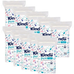 Zestaw Kindii Pure Bawełniane płatki dla niemowląt, 10x