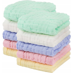 10x MYJKA MUŚLINOWA DLA DZIECI DO TWARZY ŚCIERECZKI