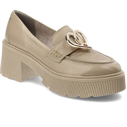 Armodo Beżowe Półbuty Eleganckie Buty Damskie
