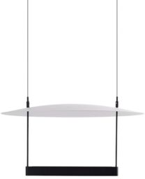 Azzardo Lampa wisząca PORTOFINO czarna biała AZ6660 30W