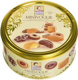 Ciastka Minivoglie 500g w metalowej puszce