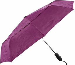 Lifeventure Fioletowy kompaktowy teleskopowy parasol Trek, jeden rozmiar