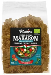 Vitaliana Makaron fusilli semolinowy razowy 500 g (EKO)