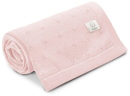 Yosoy Koc dziany 100% merino wool jersey pudrowy