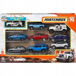 Matchbox Adventures World Tour 70 lecie Zestaw 9