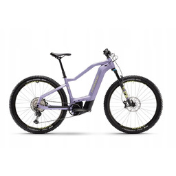 Rower Górski Elektryczny Haibike Alltrack 11 Fioletowo-limonkowy