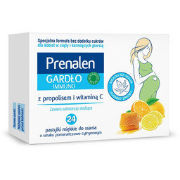 Prenalen Gardło Immuno, 24 pastylek do ssania