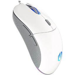 ENDORFY GEM Onyx White Gaming Mouse RGB, ultralekka
