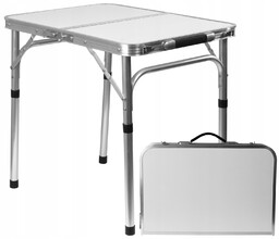 Stół Stolik Turystyczny Składany Aluminiowy 60x45