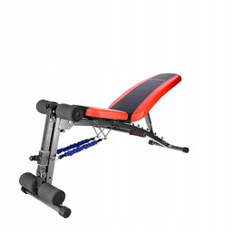 ławka treningowa regulowana, wielofunkcyjna składana do ćwiczeń