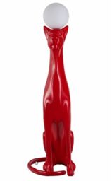 Azzardo Lampa podłogowa PUMA czerwona biała AZ6785 1xE27