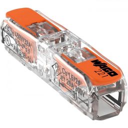 Szybkozłączka WAGO przelotowa uniwersalna 2 x 0,2-4 mm2