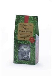 Zielona herbata Vintage Teas Organic Green Tea Strawberry