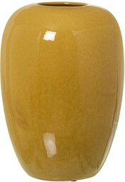 Alexandra House Living Błyszczący ceramiczny wazon musztardowy 16