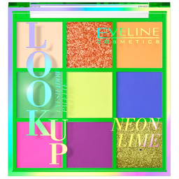 EVELINE_Look Up Neon Lime paleta 9 cieni