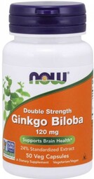 Now Foods Ginkgo Biloba 120mg 50 Vcaps