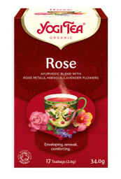Herbata ROSE Różana BIO 17 torebek Yogi Tea