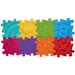 ASKATO Mata sensoryczna Muffik MFK-079 (8 elementów) Wielokolorowy