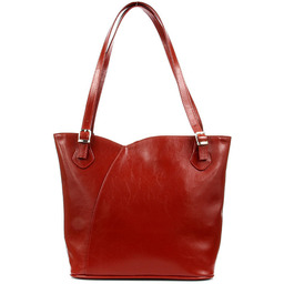 torebka skórzana DAN-A T300 czerwona