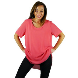 Tunika szyfonowa z dłuższym tyłem r. 52