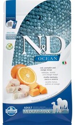 Farmina ND Ocean Canine Adult MediumMaxi Cod PumpkinOrange