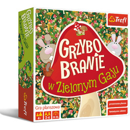 Trefl Grzybobranie w Zielonym Gaju Rodzinna Gra Planszowa