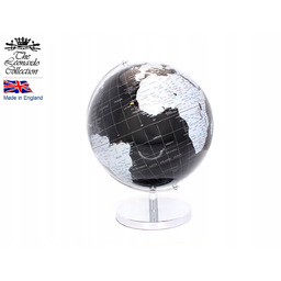 Globus Mały Na Srebrnej Podstawie Ozdoba Na Biurko