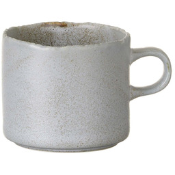 Filiżanka do cappuccino Stark 200 ml szara porcelana