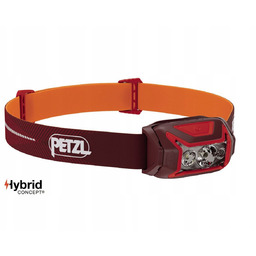 Latarka czołowa, czołówka Petzl Actik Core czerwona E065AB02