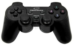 Esperanza Gamepad EG102 (PC, PS3; kolor czarny)