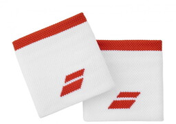 Frotka Babolat LOGO WRISTBAND biało-czerwona