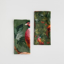 Komplet Ścierek Bazanti 45x65 cm z motywem zwierząt