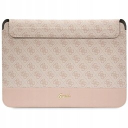 Guess Sleeve GUCS14PS4SGP 14" różowy/pink 4G Stripe Metal