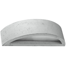 Lumes Półokrągły betonowy kinkiet loft - S176 G5-S76