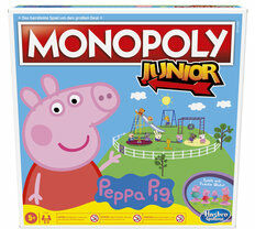Monopoly Junior Świnka Peppa, gra planszowa