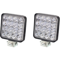 Zestaw dwóch lamp roboczych LED reflektor HERMON LLP16MINI