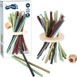 Gra drewniana zręcznościowa rodzinna towarzyska Mikado XXL 2w1