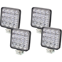 Zestaw czterech lamp roboczych LED reflektor HERMON LLP16MINI