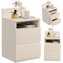 Szafka Nocna Stolik Sypialni Salonu 2 Szuflady Loft