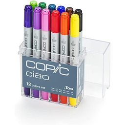 COPIC Ciao Marker Basic Set z 12 kolorami,