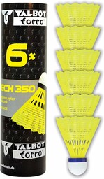 Talbot-Torro Badminton Schuttlecocks Tech 350, 6 sztuk cyna,