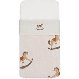 Jollein Prześcieradło z łóżeczkiem kołyskowym Nostalgic Ride 75