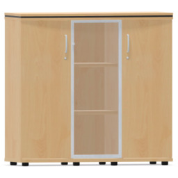 Komoda z witryną KA-14 do zestawu gabinetowego OSKAR